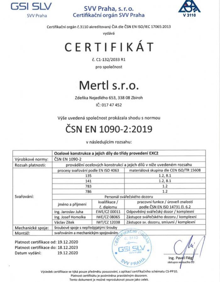 ČSN EN 1090-2:2019